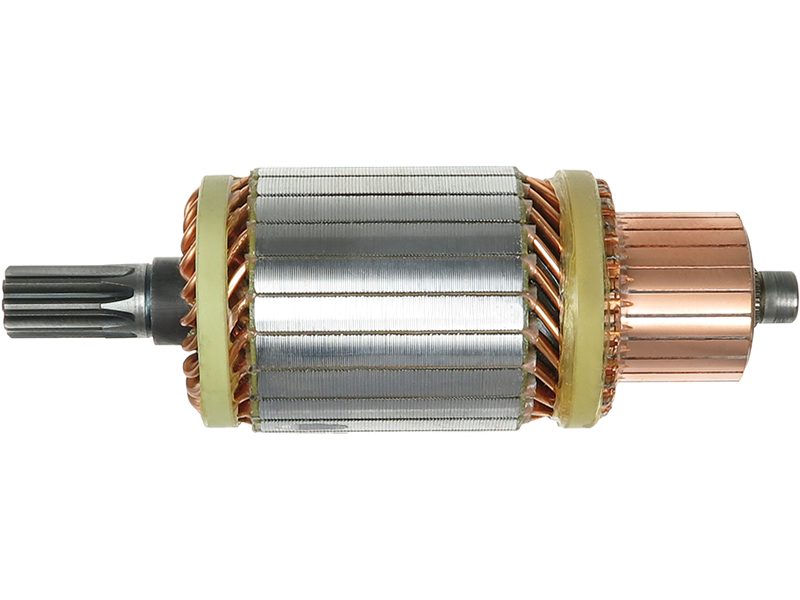Starter motor armature