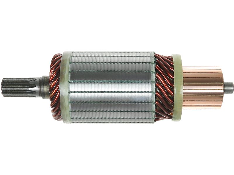 Starter motor armature
