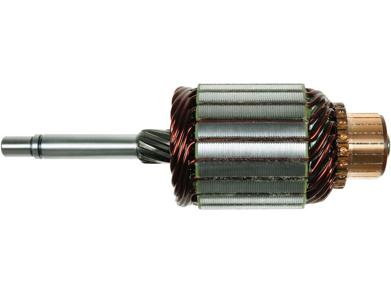 Starter motor armature