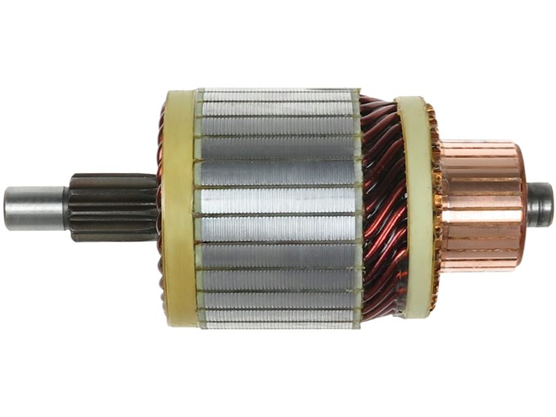 Starter motor armature