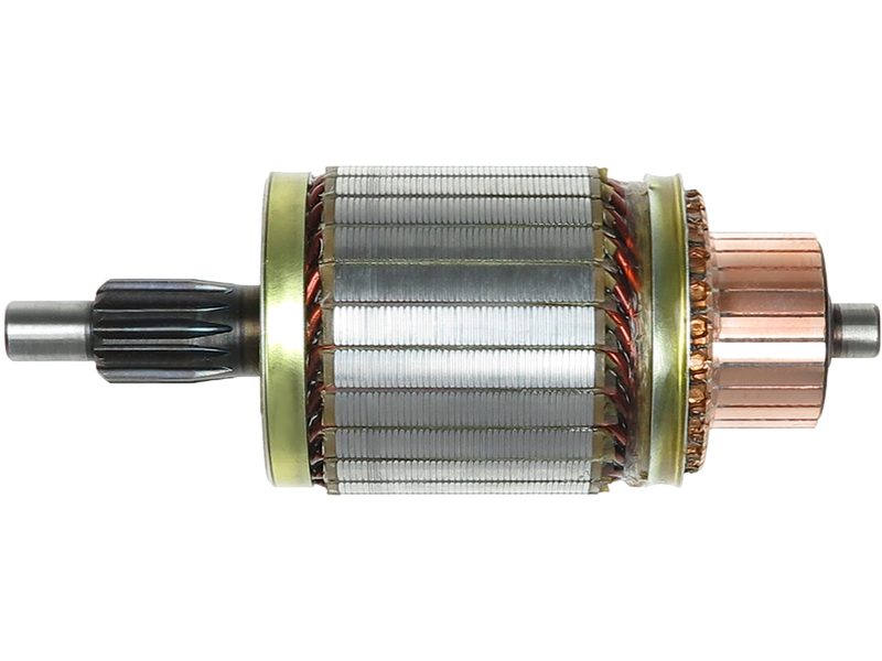 Starter motor armature