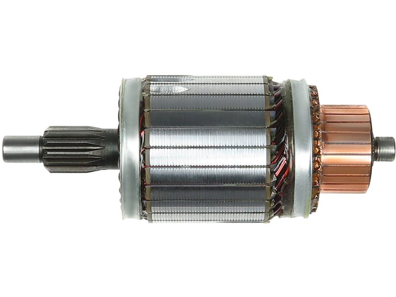 Starter motor armature