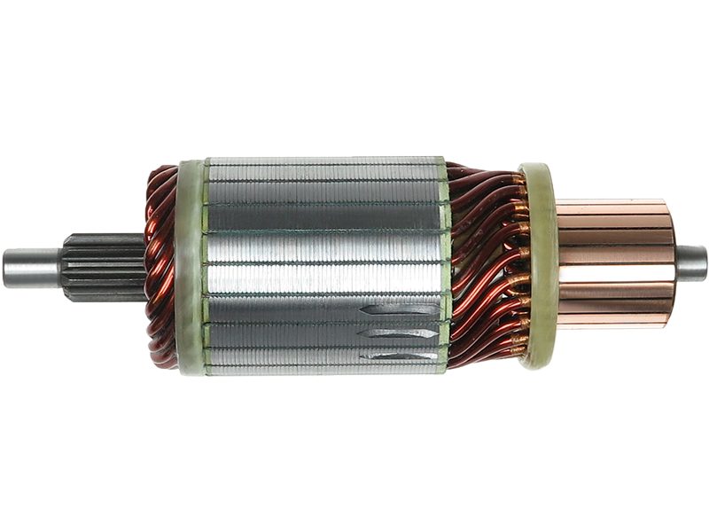 Starter motor armature