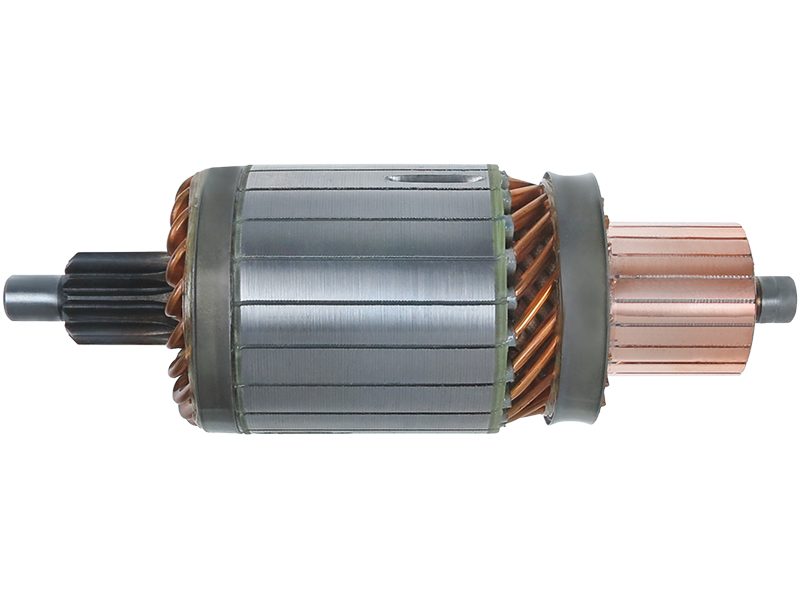 Starter motor armature