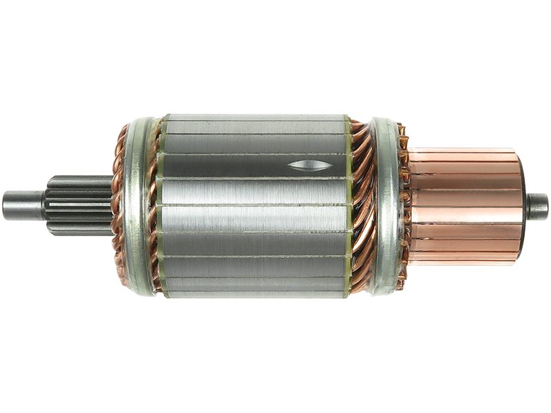 Starter motor armature