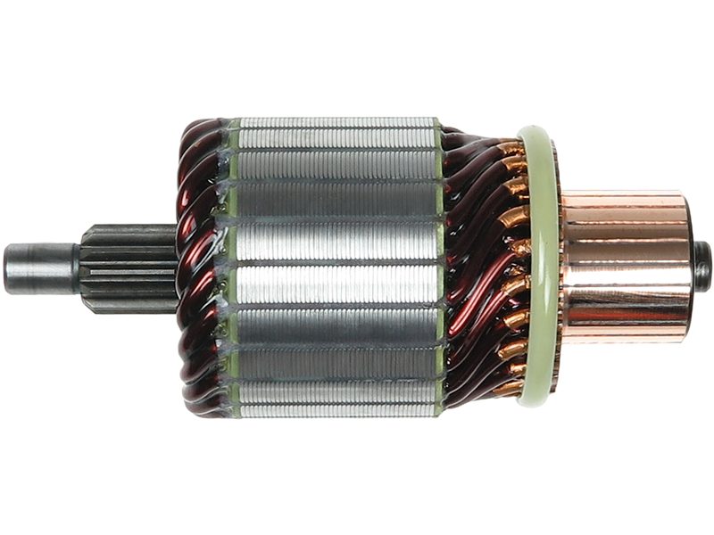 Starter motor armature