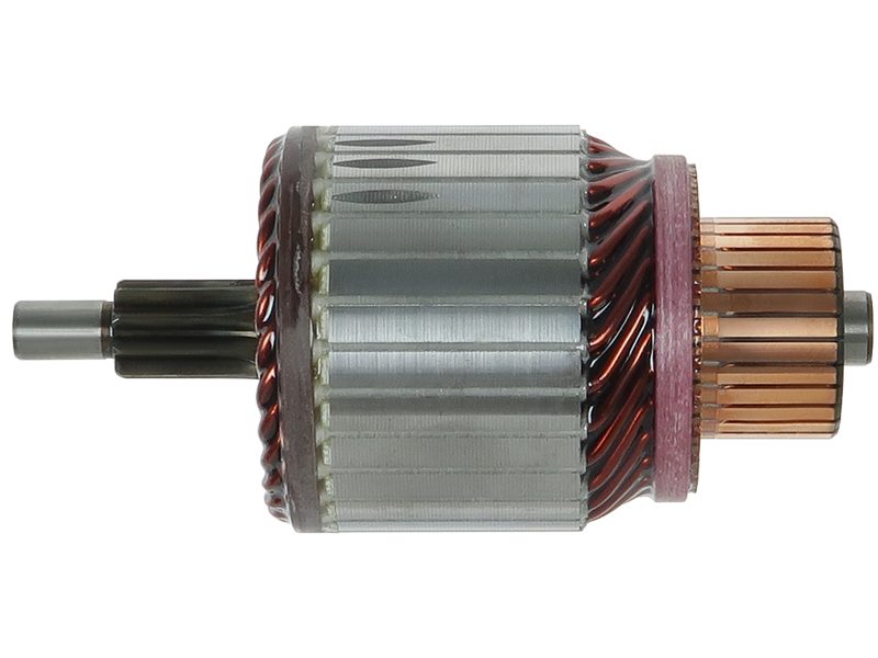 Starter motor armature