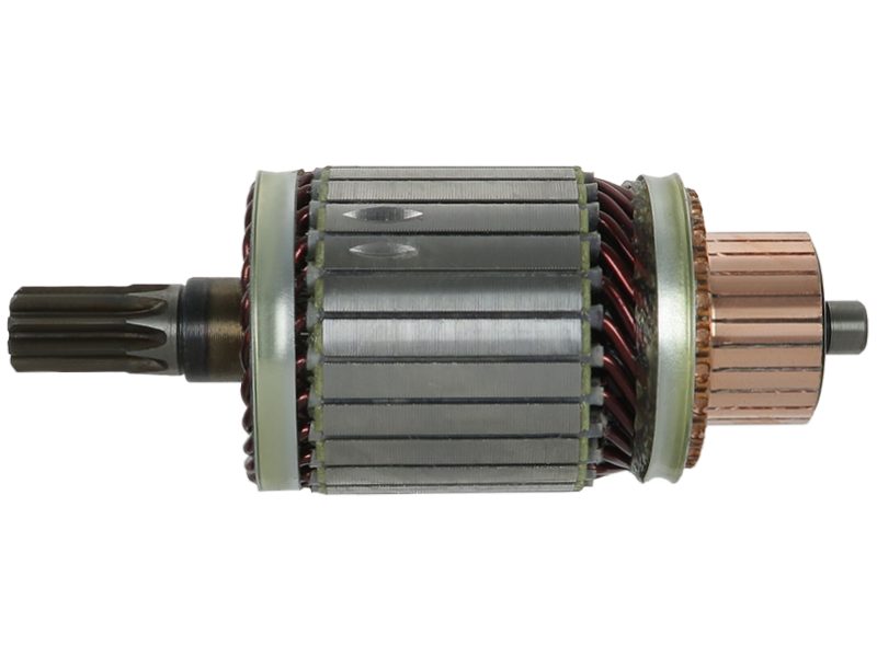 Starter motor armature