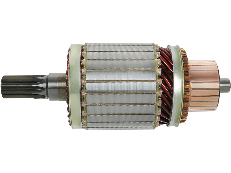 Starter motor armature