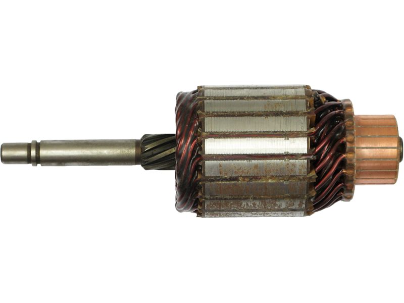 Starter motor armature