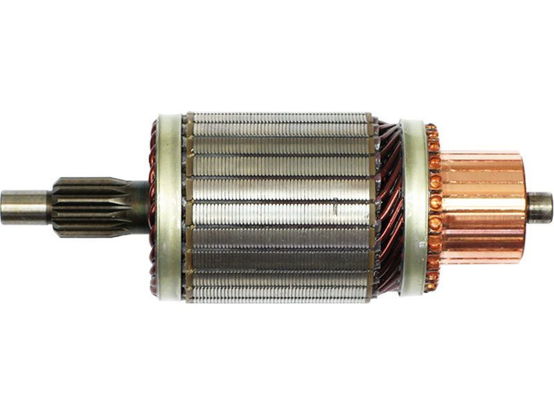 Starter motor armature