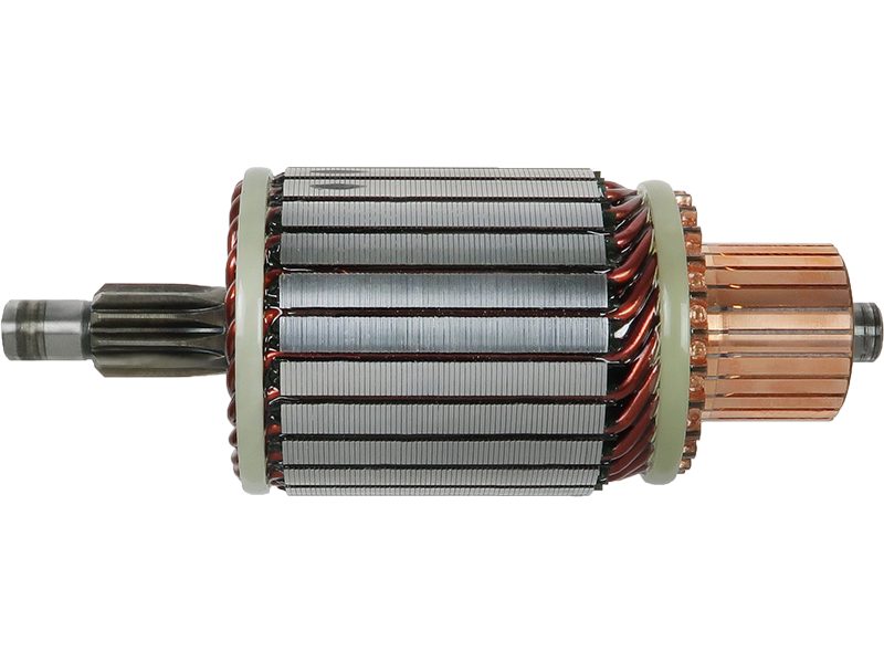 Starter motor armature