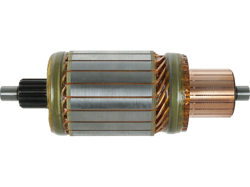 Starter motor armature