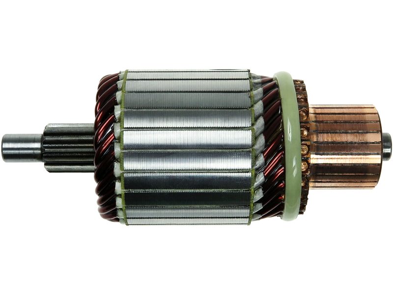 Starter motor armature