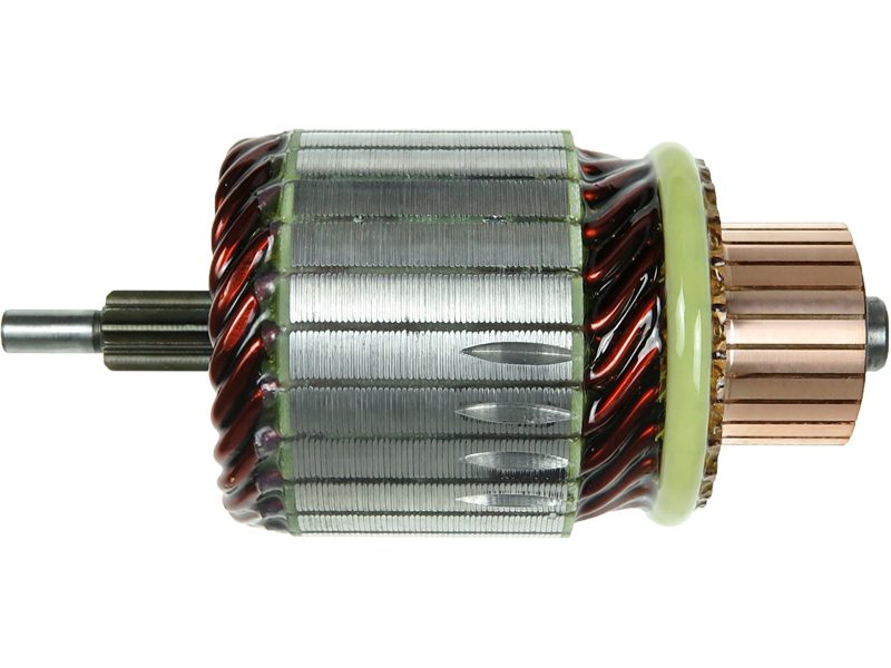Starter motor armature