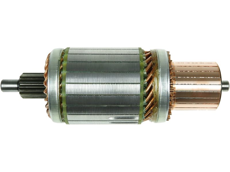 Starter motor armature