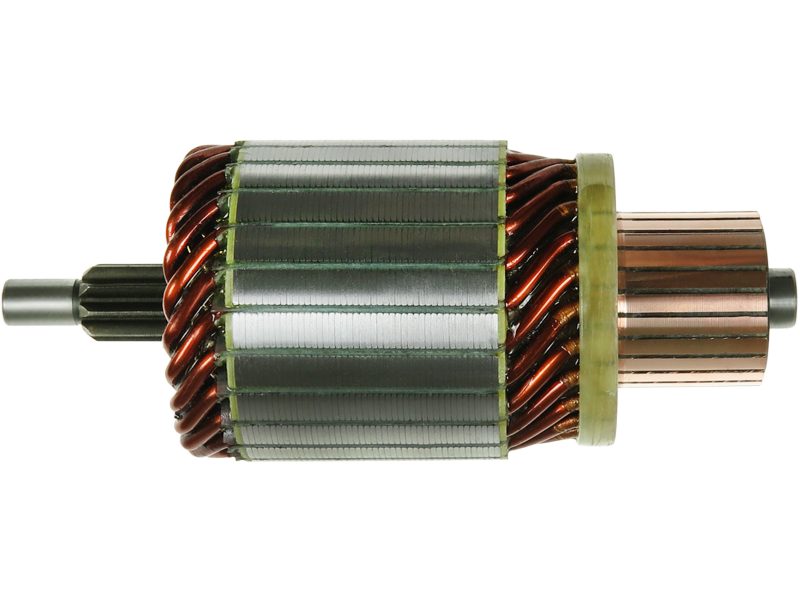 Starter motor armature