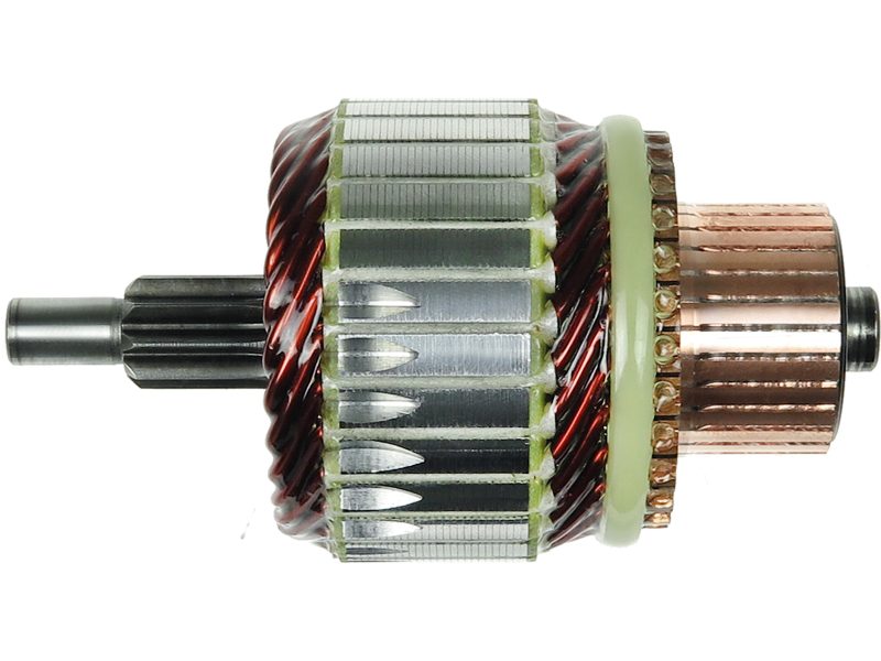 Starter motor armature