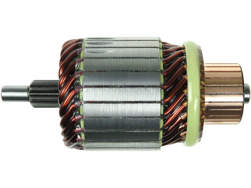 Starter motor armature