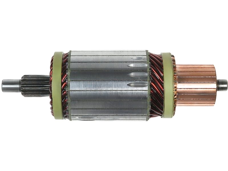 Starter motor armature