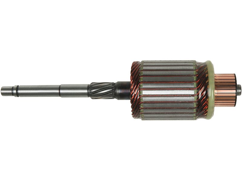Starter motor armature