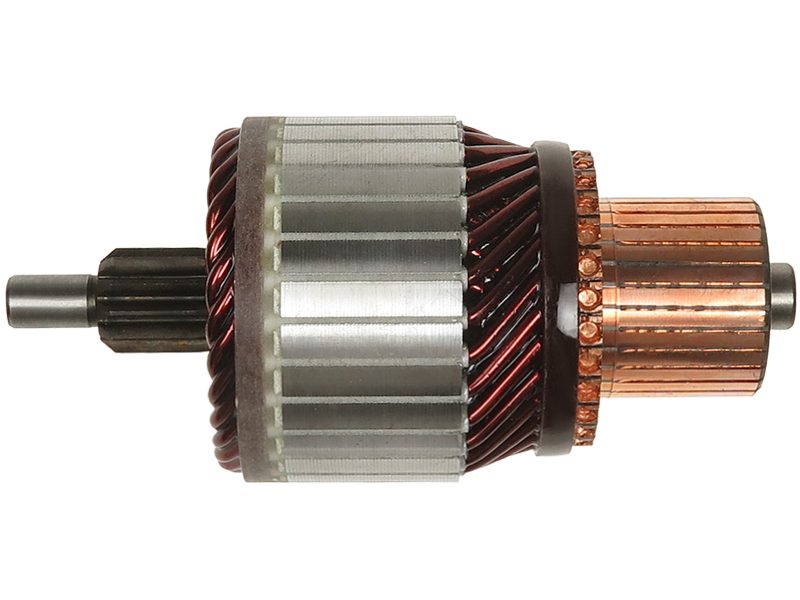 Starter motor armature