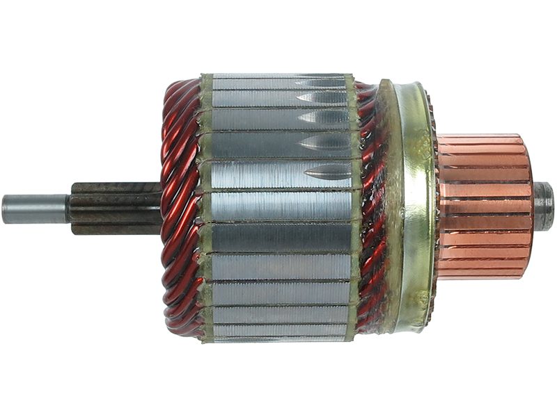Starter motor armature
