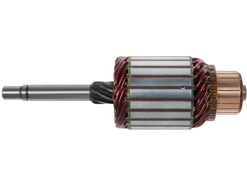Starter motor armature