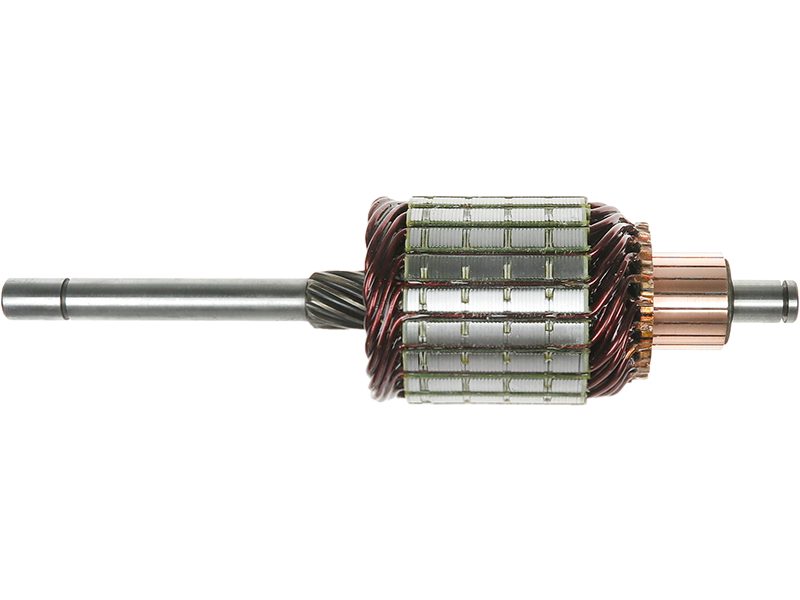 Starter motor armature