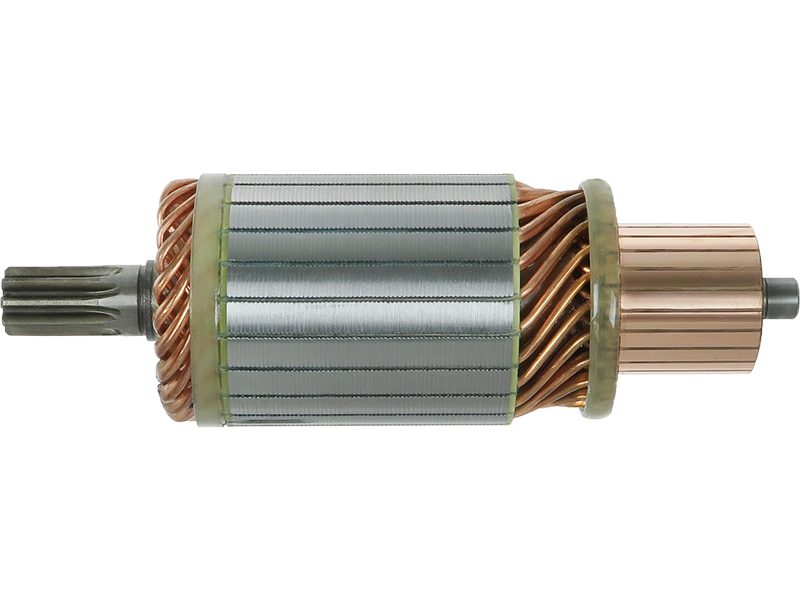 Starter motor armature