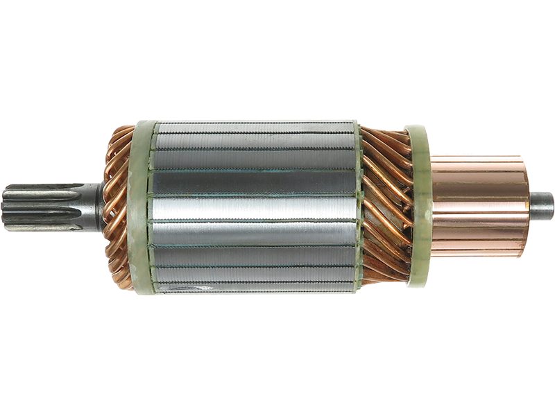 Starter motor armature