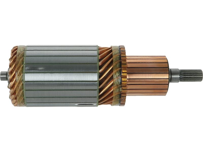 Starter motor armature