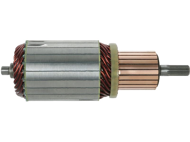 Starter motor armature