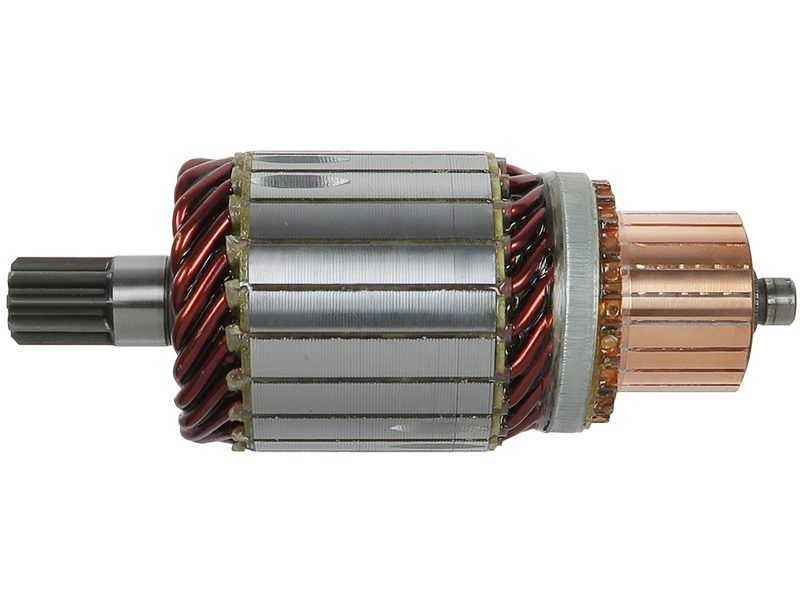 Starter motor armature