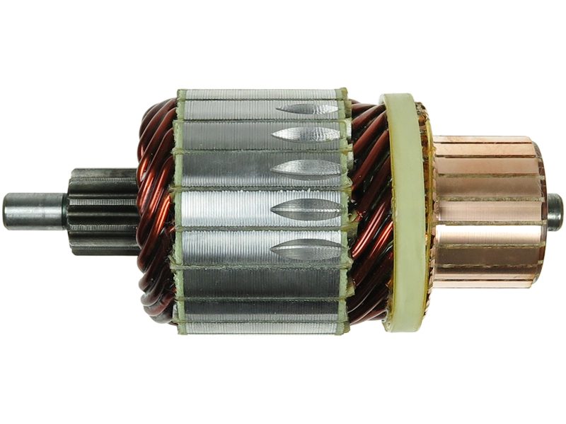 Starter motor armature