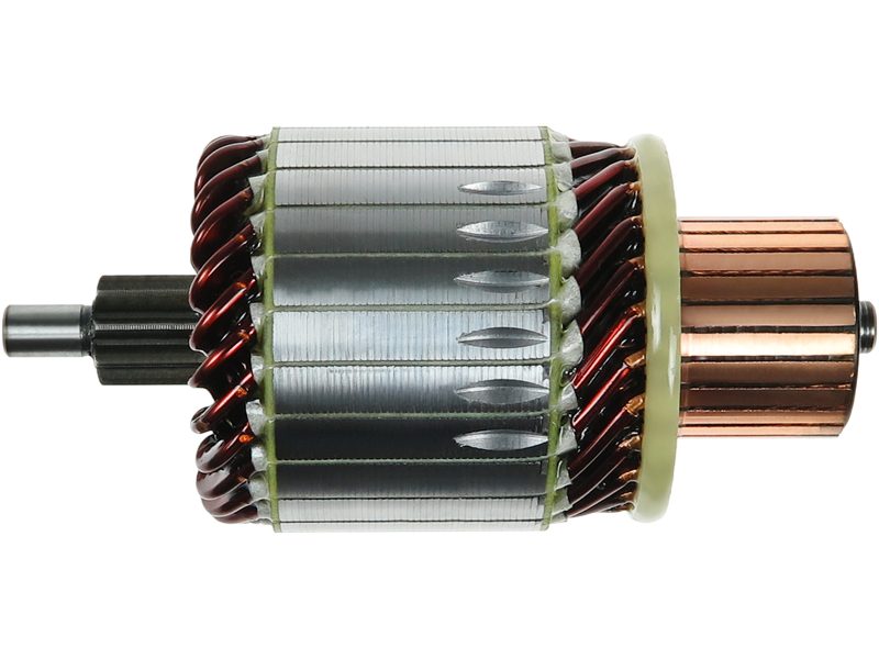 Starter motor armature