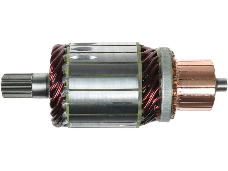 Starter motor armature
