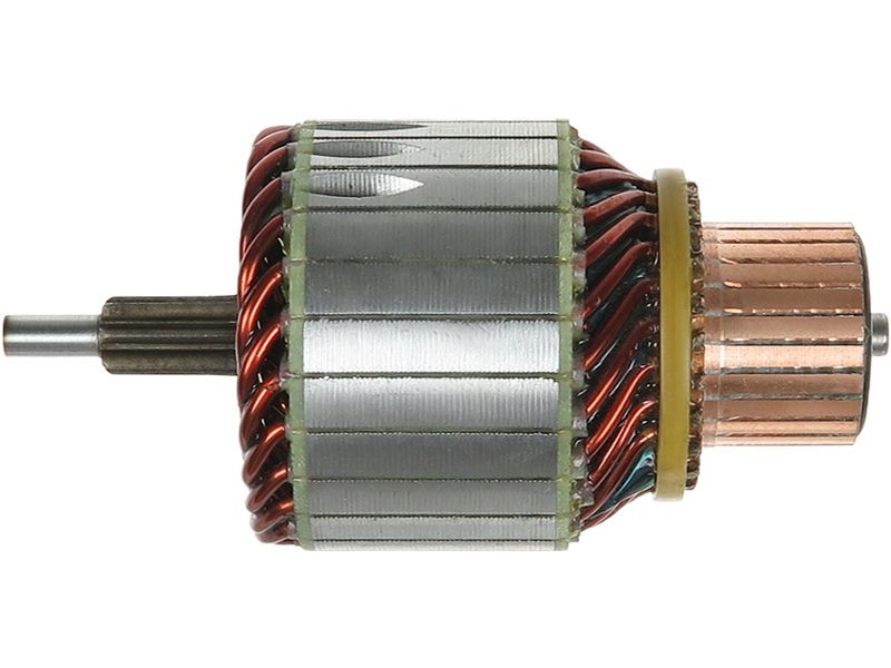 Starter motor armature