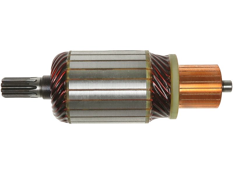 Starter motor armature