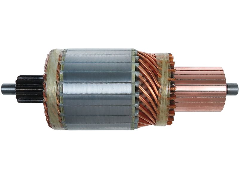 Starter motor armature