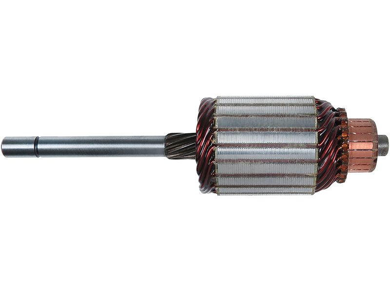 Starter motor armature