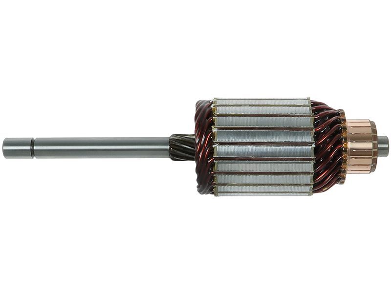 Starter motor armature