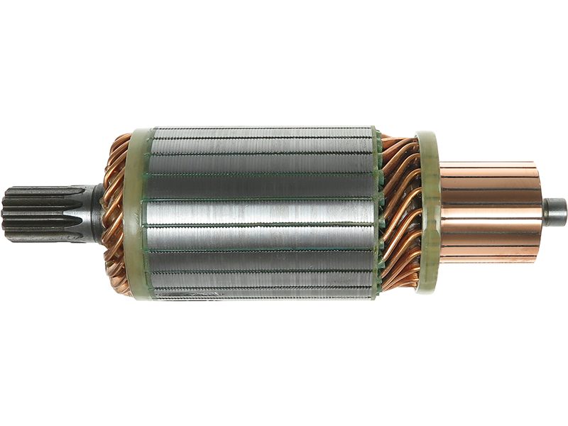 Starter motor armature