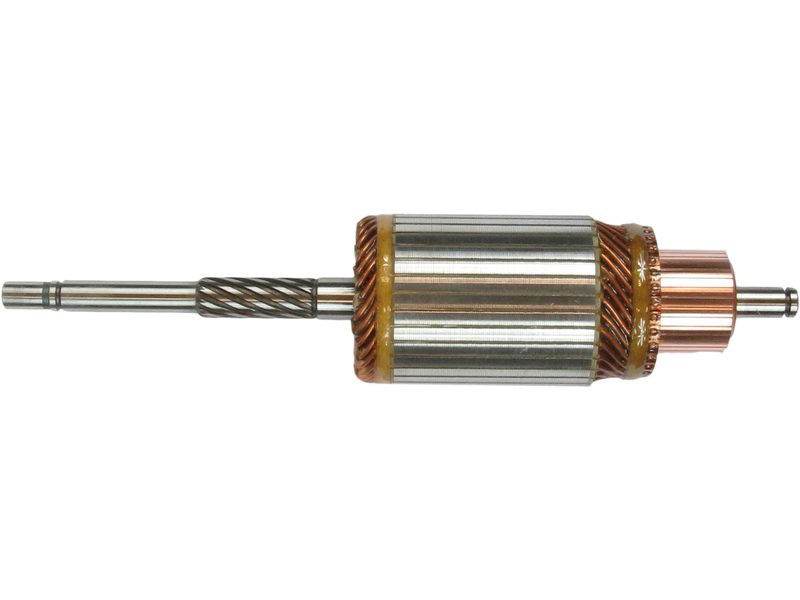 Starter motor armature
