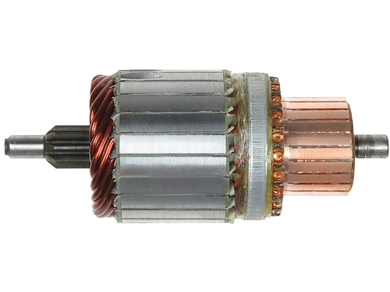 Starter motor armature