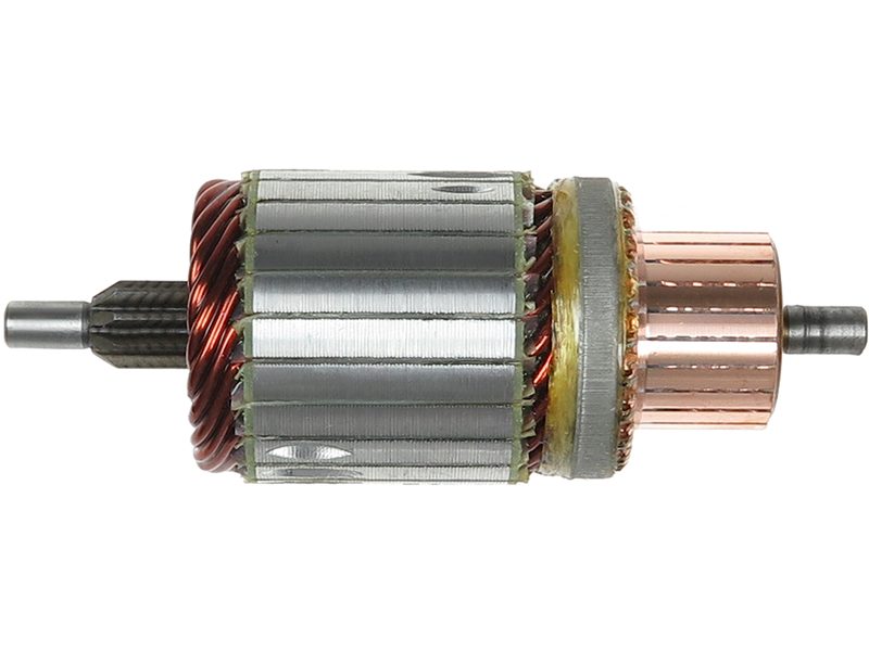 Starter motor armature
