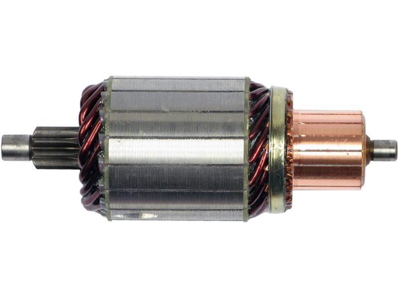 Starter motor armature