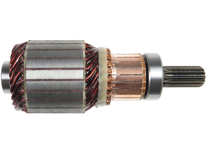 Starter motor armature