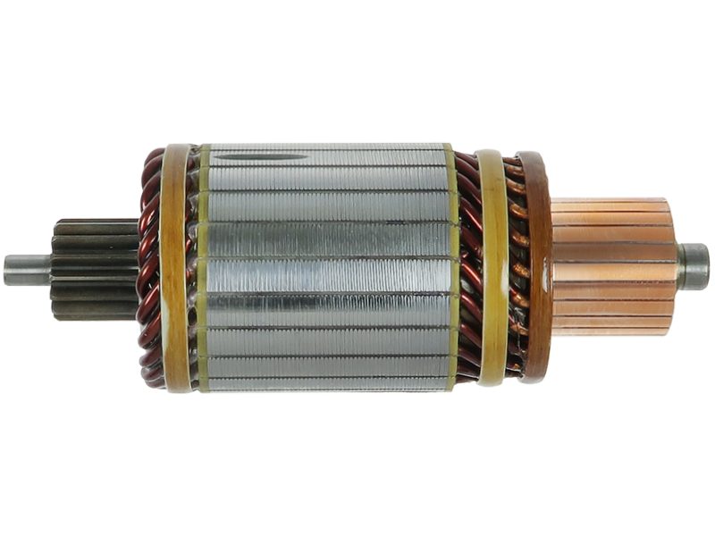 Starter motor armature