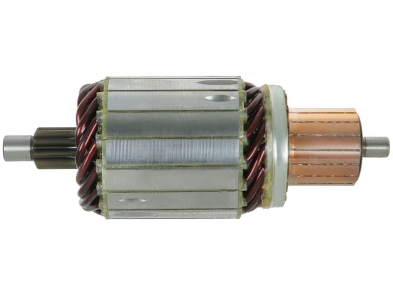 Starter motor armature